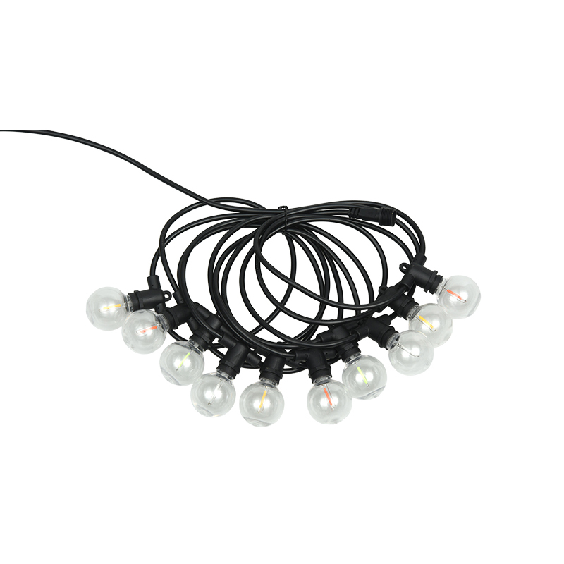 G40 Ball Bubble E12 دهانه مارپیچی رنگارنگ LED تزئینی فستون نورپردازی